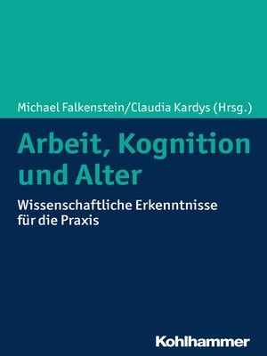 cover image of Arbeit, Kognition und Alter